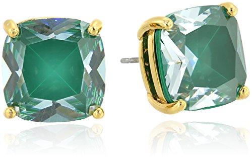 kate spade new york Enamel Small Square Green Stud Earrings