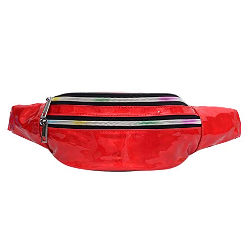 FENICAL Riñonera Deportiva Riñonera Holográfica Regalo de San Valentín para Mujer