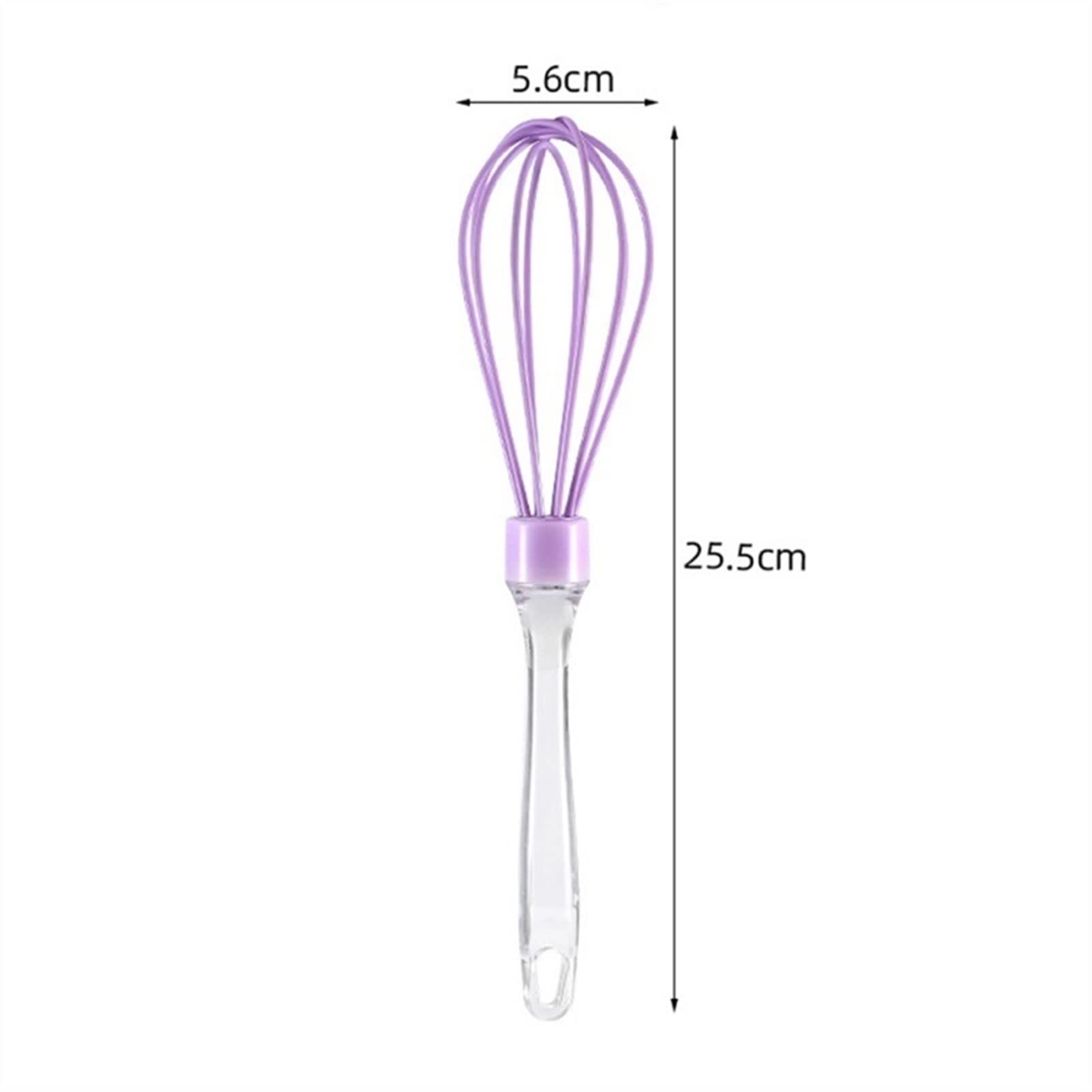 Fouet de cuisine WHIQUAGE D'EG-SILICONE MOULAGE Pouce d'œuf Cuisine Cuisine Silicone Fil Fouet Ballon Fouet Miluet Oeuf Oeuf Mélangez les outils de cuisine Fouets pour la cuisine (Color : A)