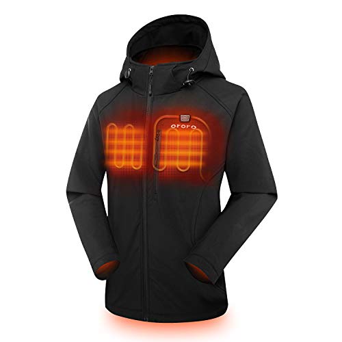 FrostVoyage Beheizbare Jacke Damen - 10 Heizzonen Mit 18400 MAh Powerbank Für Winter