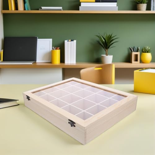Boîte à spécimens minéraux vitrine rangement cristaux pierres - 5