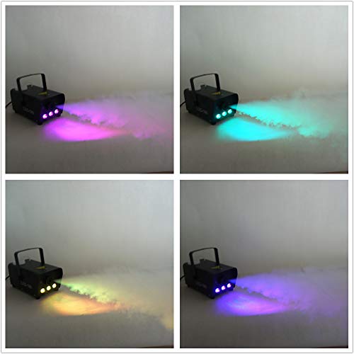 Máquina de Humo Portátil LED RGB 500W Control Remoto miniatura 7