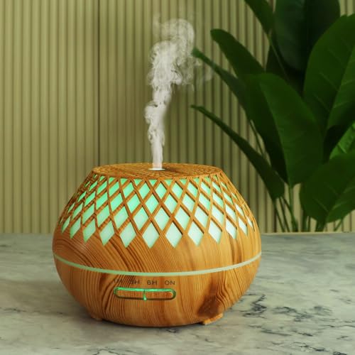 Difusor aromático eléctrico TOPINCN 500 mL plástico miniatura 3