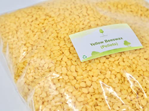 Gelbe LiveMoor-Bienenwachs-Pellets - 100% rein und natürlich - 200 g Cover