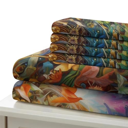 Housse de couette microfibre de qualité supérieure avec parure de lit 3D