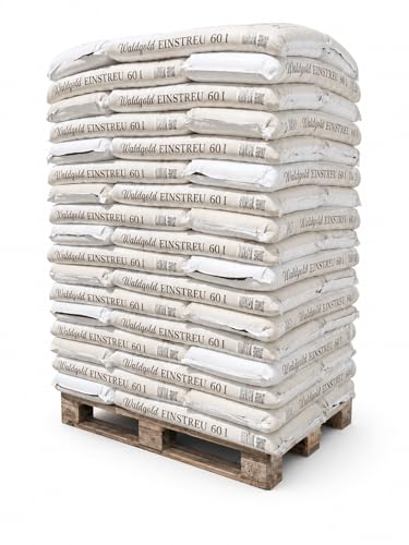 Waldgold Waldboden-Einstreu für Pferde, Palette 3060 L (51 Säcke)