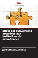 Effets des subventions accordées aux institutions de microfinance 6209263941 Book Cover
