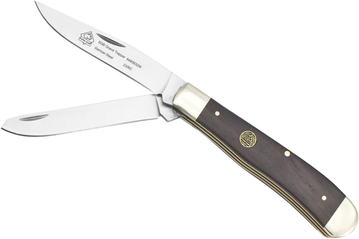 PUMA SGB Grand Trapper Jacaranda Wood Folding Hunting Knife