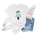 Unisex T-Shirt Audrey Shirts Short Hepburn Friend Inspired Event Boy Fashion Big Illustration Sleeve Family Women Girl Tee Novelty Gift for Men Shirt Multicoloured