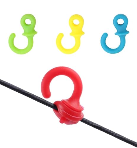 Zerodis 4Pcs Tail Silencers, Rubber Archery String Stabilizer For Compound Bow String Stabilizer Vibration Damper Shock Absorber(Black) #TOP6