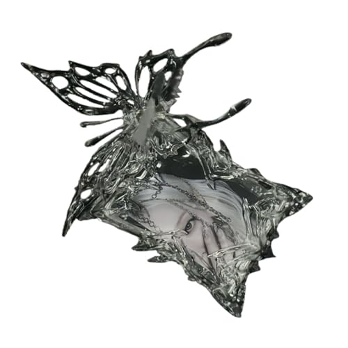 XUZHID Card Holder?Aesthetic 3D Butterfly Magnetic Photocard Holder for Adults and Teens Idol Photo Card Sleeve Clear Card Case Protector