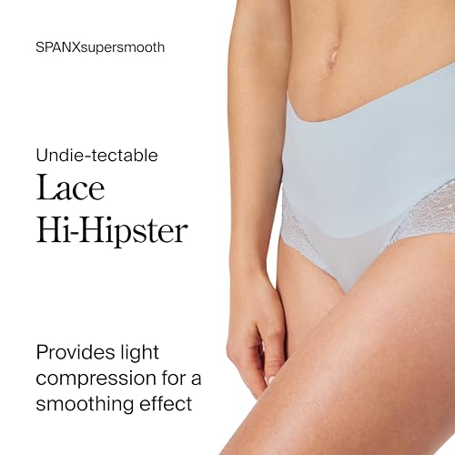 Image of SPANX SPANXsmooth Undie-tectable Lace Hi-Hipster - Comfortable Core Control - Lace Shapewear - No Visible Panty Lines