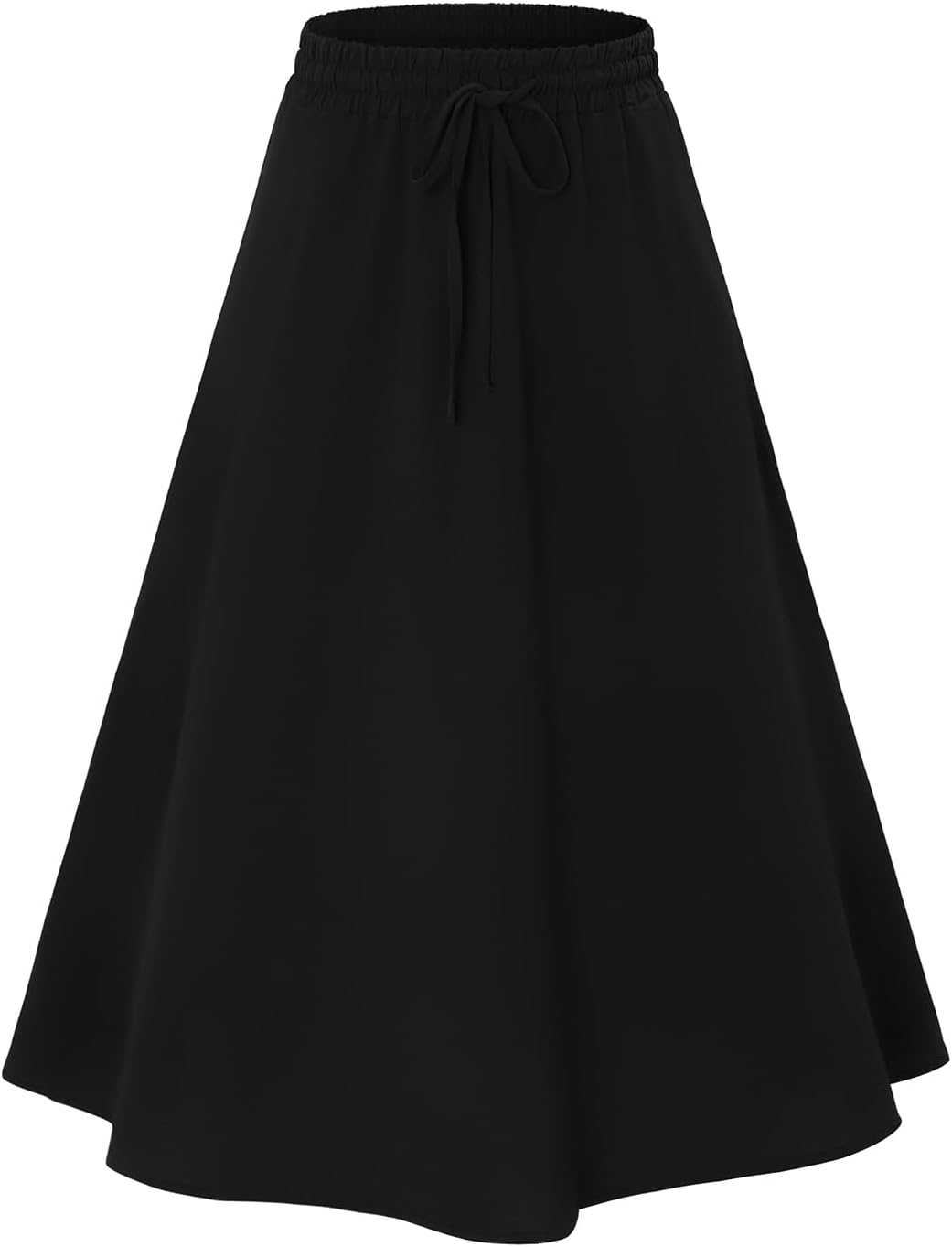 Angerella Womens Skirt Midi High Waist A-Line Casual Floral Print Trendy Bohemia Work Elegant with Pockets - Image 4