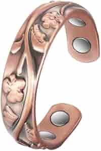 YINOX Magnetische therapie koperen ring pijnverlichting voor artritis en carpaal tunnel magnetische ring voor vrouwen verjaardagscadeau voor moeder vrouw (1 set