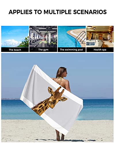 Livencher Towel Set Of 3 For Bathroom - Abstract Geometric Giraffe Towel Soft Microfiber Super Absorbent Towels Quick Drying Washcloths Hand Towels Bath Towels For Kid Women Men #TOP5