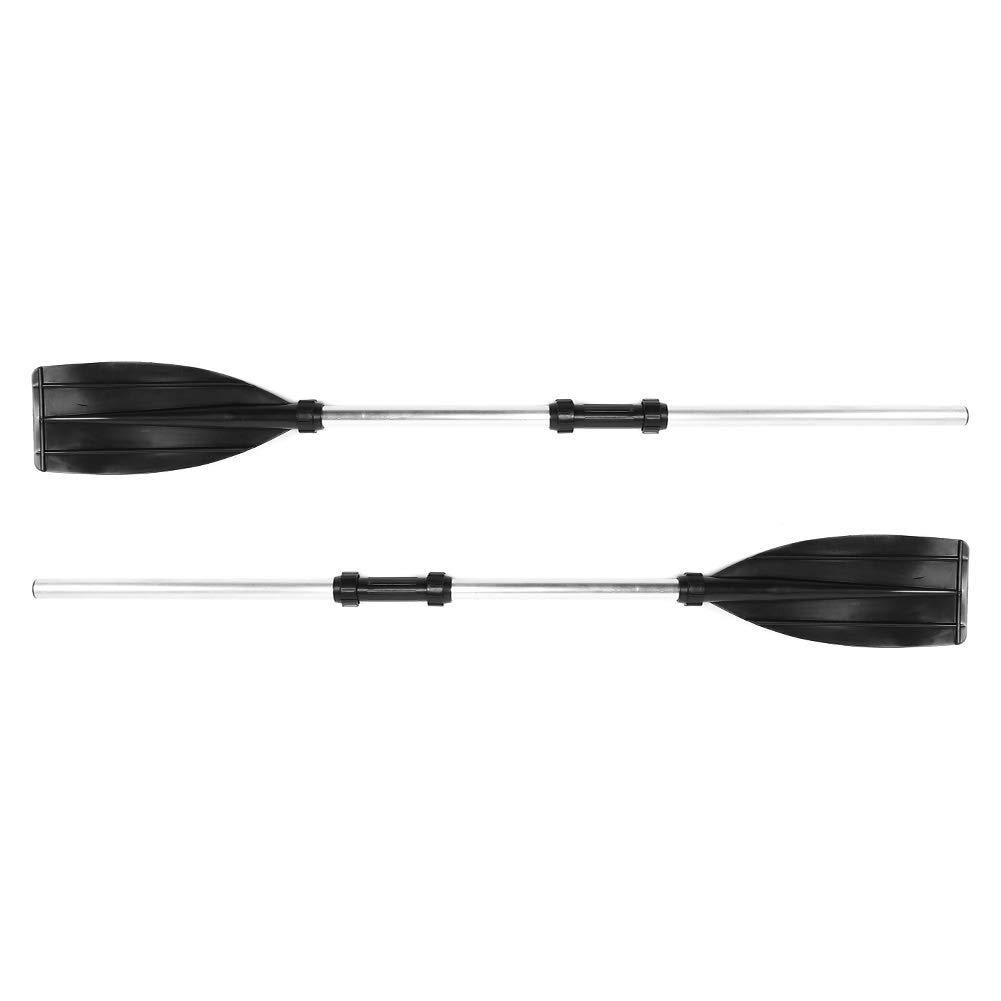 Rames de Bateau Qiilu Pagayer Stand Up Board Paddles Flottants 210cm/82.7in Afloat Détachable Rames En Alliage D'aluminium Pagaies Double Extrémité Portable pour Bateau Kayak Raft Canoë