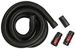 Craftsman CMXZVBE38758 2-1/2 po x 13 ft. POS-I-Lock Kit de fixation à vide à sec, tuyau de remplacement à vide industriel, convient à la plupart des aspirateurs humides/à sec avec un diamètre de 2 1/2 po. CRA