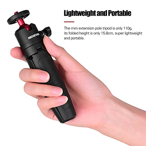 Trípode para vlogging SCRUBY DX-06 y palo portátil para grabaciones en ruta 2
