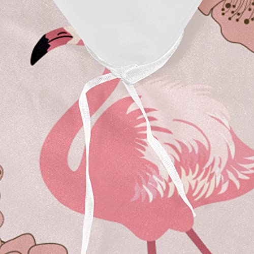 Housse de couette flamant rose rétro avec taie d'oreiller pour linge de lit - 8
