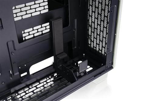 Image of Thermaltake TR100 Matcha Green Mini-ITX SFF Case 18.4 L Dual Chamber Design PCIe 4.0 Riser 280 mm AIO Support Quiet Airflow Build