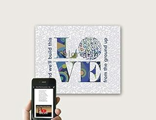 From The Ground Up by Dan + Shay Print, Love Song Lyrics Art, 1st or 2nd Anniversary Gift for Him and Her, QR Code First Dance Song Art, Musical Birthday Gift for Men, Husband, Boyfriend, Print Only
