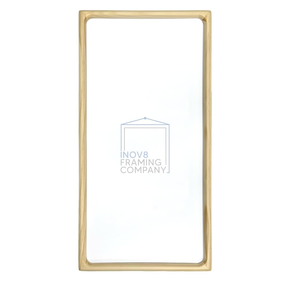 Inov8 Photo Frame Rounded Wood Natural 9x18 - (3x 5x7 App)
