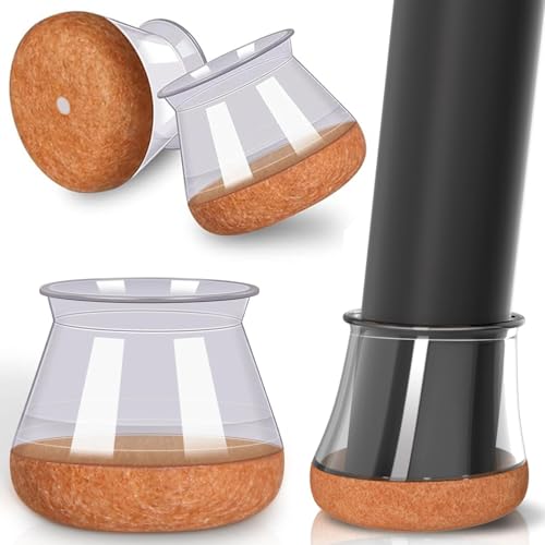 La mejor selección de Esteras para sillas los 10 mejores. 47 Ansible 16 Piezas Protectores para Patas de sillas, Silicona Antideslizantes para Muebles,Protección el Suelos Duros,Almohadilla de Fieltro,Protección Integral, Claro...