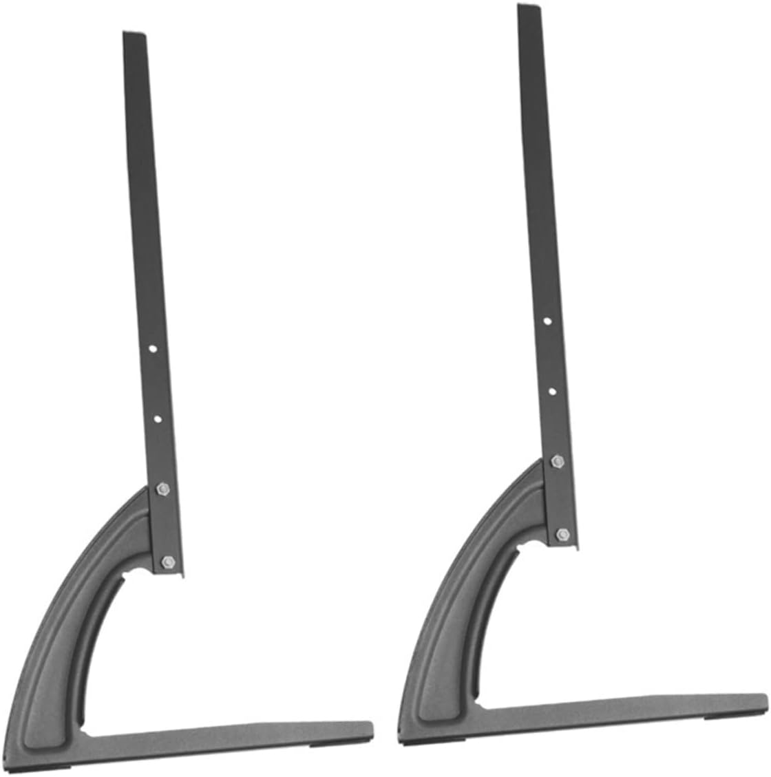 Zerodeko Metal Tv Stand Holder for Tvs Height Base with Support for Home and Office Use