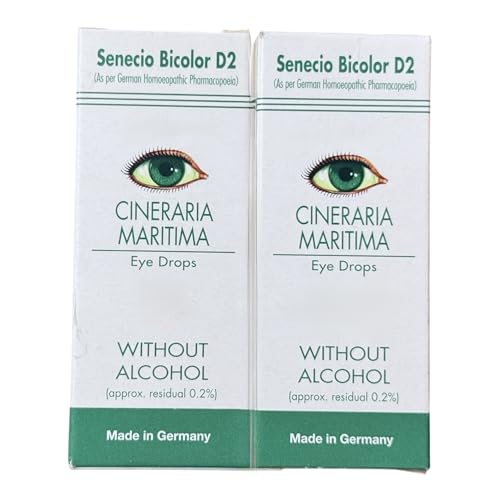 Dr. Cineraria maritima 10ml made in Germany Alcohol free Pack of (2)