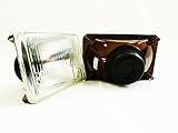 4x6 H4666 Headlights Sealed Beam Head Lamp Euro Glass Lens E-mark (Pack of 2)