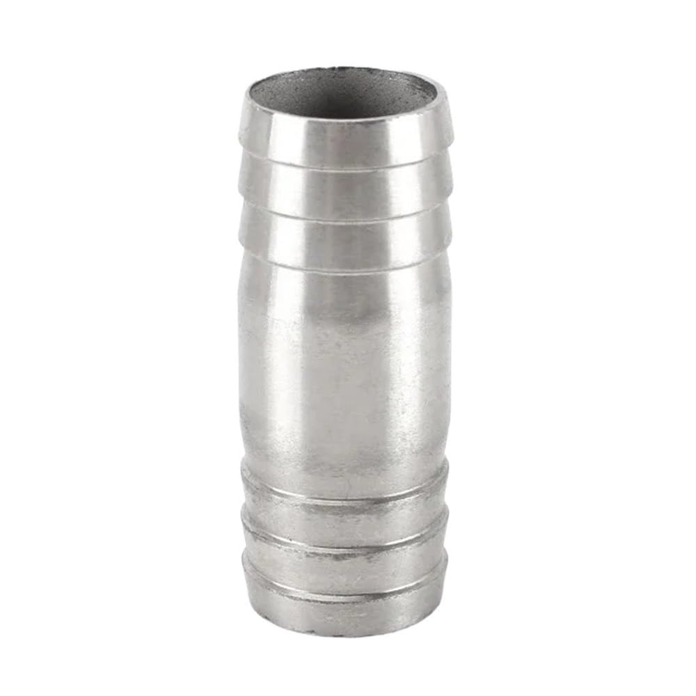 Yjqhody One Color 1Piece Equals Straight Pipe Fitting Hose Barb Pagoda Joint, Ss304 2 Way Connector For Hydraulic Systems(26Mm)