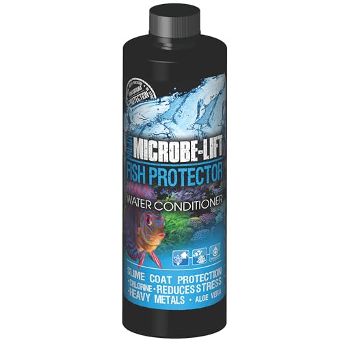 Image of MICROBE-LIFT Aquatic Stress Coat and Fish Protector, Makes Tap Water Safe, Forms Multiple Layers of Fish Protection, 4oz