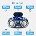 MEGATEK Portable CD Player Boombox with FM Radio, Bluetooth, USB Port, AUX Input, and Headphone Jack – CD-R/CD-RW/MP3-CD Compatible, Clear Stereo Sound, Backlit LCD Display – Blue Jay