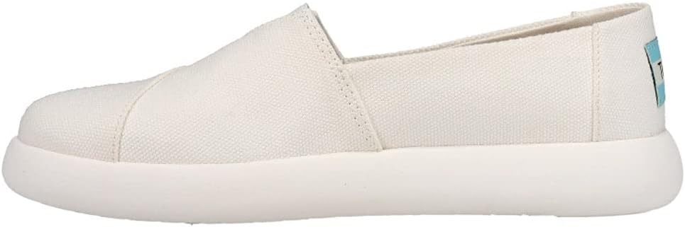 TOMS Shoes Women's Alpargata Mallow White Canvas 6.5 M