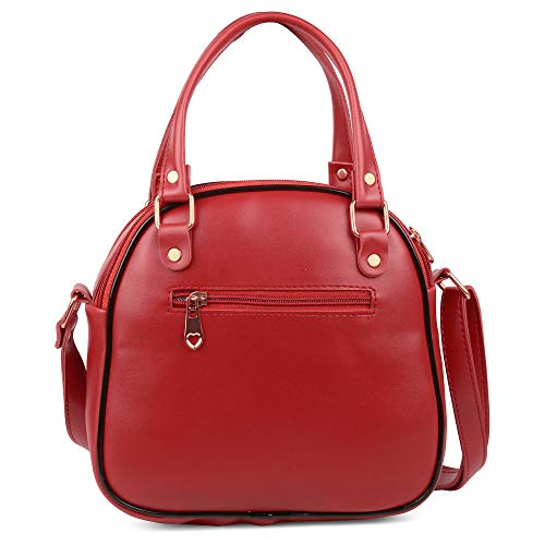 Image of SHAMRIZ Women's Fashionable Sling Bag - Lightweight, Durable, and Stylish Shoulder Bag for Everyday Use - Perfect for Travel, Shopping, and Casual Outings, Fits All Essentials.(Red)