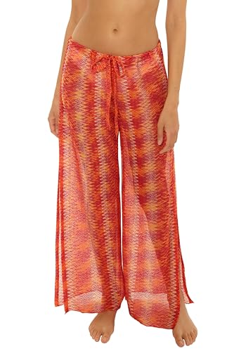BECCA womens Cancun Pants, Casual, Split Leg, Beach Cover Ups for Women