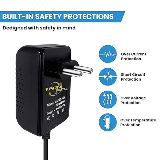 Image of Original 12V 2Amp Power Adapter Input AC 150-250V DC 12v 2AMP 2Pin 2.5mm&5.5mm Compatible for Powers Supply, SMPS for LCD Monitor, TV, LED Strip, CCTV,Android TV Box, Set Top Box