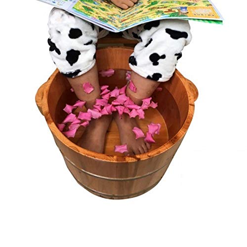 Pedicure Basinï¼Œ Children' s Foot Bath Barrel Baby Baby Trumpet Foot Warming Foot Bath Bucket Wooden Tub Solid Wood Home