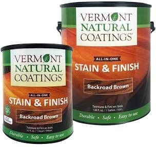 Vermont Natural Coatings PolyWhey Stain & Finish - Backroad Brown - Gallon