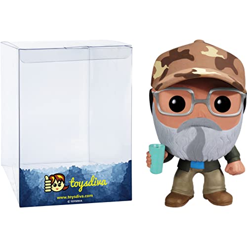 Uncle Si: P O P ! Tv Vinyl Figurine Bundle With 1 Compatible 'Toysdiva' Graphic Protector (078-03558 - B)