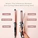 Hairitage Curl Envy Hair Curling Iron 1 1/4 Inch - Ceramic Tourmaline Curling Iron 1.25' Barrel - Silky Smooth + Bouncy Curls - 4 Digital Heat Settings up to 450 Degrees - Auto Shut-Off
