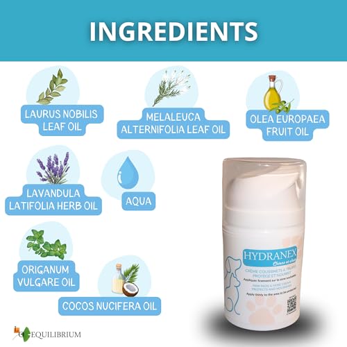 L.O. EQUILIBRIUM Hydranex Feuchtigkeitscreme für Pfoten und Trüffel auf Basis natürlicher Inhaltsstoffe, für Hunde und Katzen
