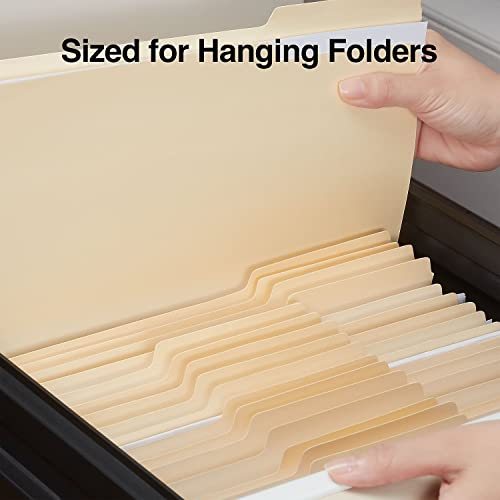 Staples 117713 Interior File Folders Letter Size Manila 100/Box (117713) #TOP2