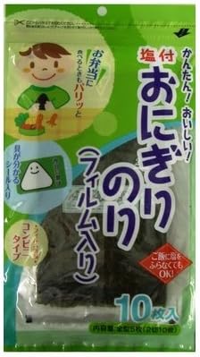 小善本店 塩付おにぎりのり フィルム入り 10枚6袋 50 Off 小善本店 塩付おにぎりのり フィルム入り 10枚6袋 50 Off