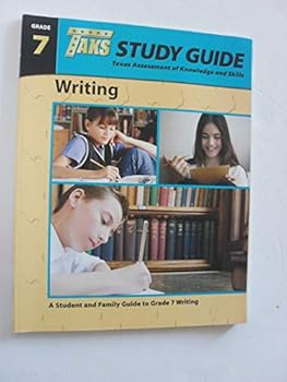 Paperback TAKS Study Guide, Grade 7, Reading, Mathematics, Writing (Texas Assessment of Knowledge and Skills) Book
