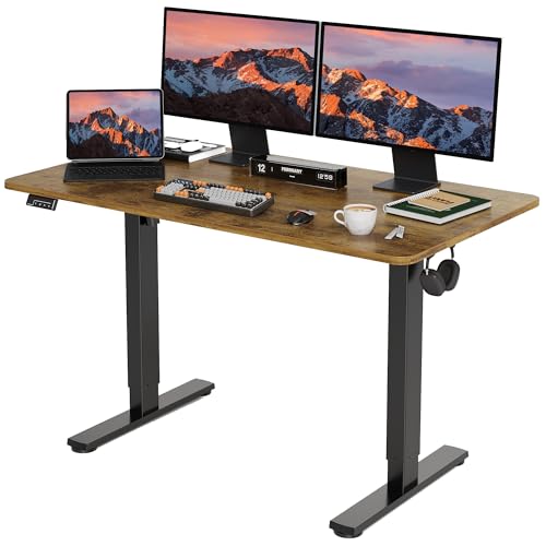 LongKe Electric Standing Desk Adjustable Height, 48x24