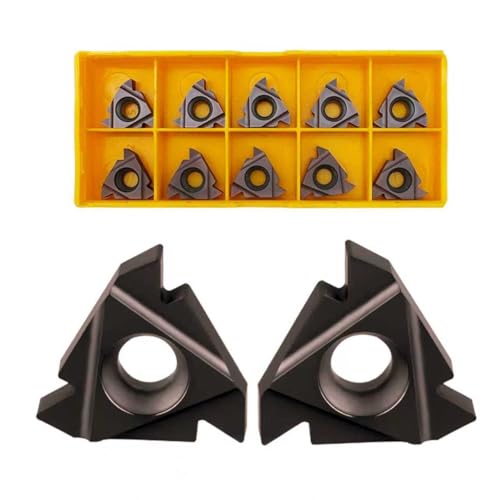 Lathe Threading Inserts 5pcs16ER AG60 + 5pcs16IR AG60 Carbide Inserts