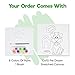 Misco Toys Canvas Paint Party Kits, 11 Piece Art kit Pre-Drawn Outline Canvas for Paint and Sip 8 Colors and Brush Included, Great Gift for Kids 4+ and Adults Too! (Dog)