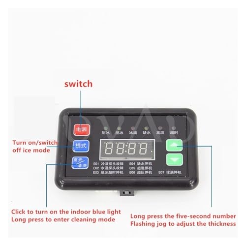Tarjeta Controladora para Fabricadora de Hielo Compatible Bingshite miniatura 5