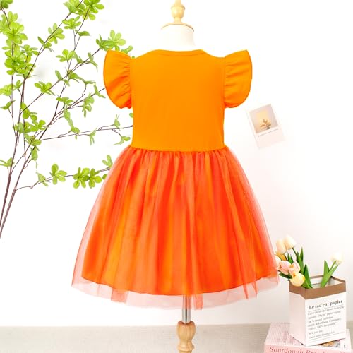 Magic Park 18M-7Y Baby Ruffle Tutu Dress Toddler Girl Tulle A-line Skirt Kids Casual Dresses Birthday Holiday Outfits3